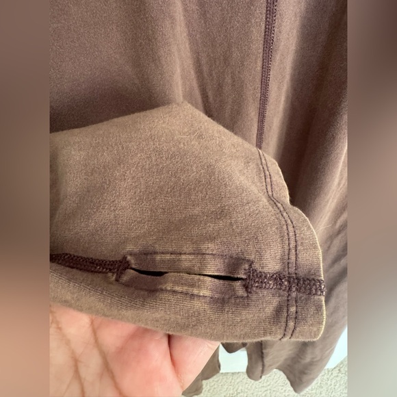 Free People Movement Hot Shot Long Sleeve Onesie in Dark Espresso-size Large - Picture 7 of 7